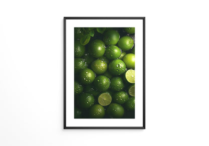 Limetten Nässe Glanz