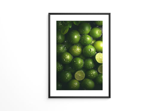 Limetten Nässe Glanz