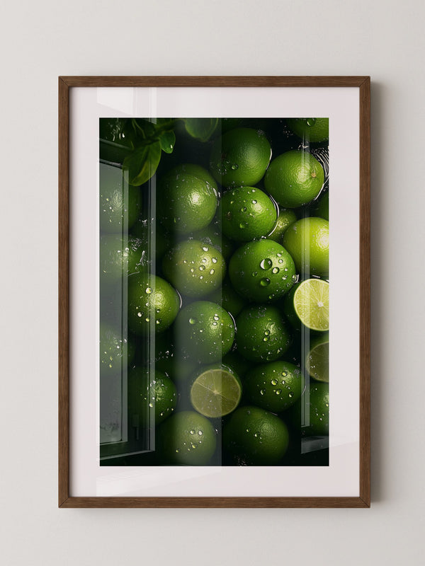 Limetten Nässe Glanz