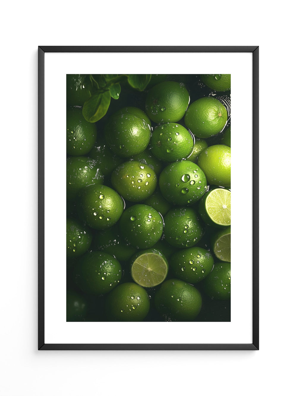 Limetten Nässe Glanz