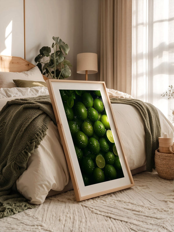 Limetten Nässe Glanz