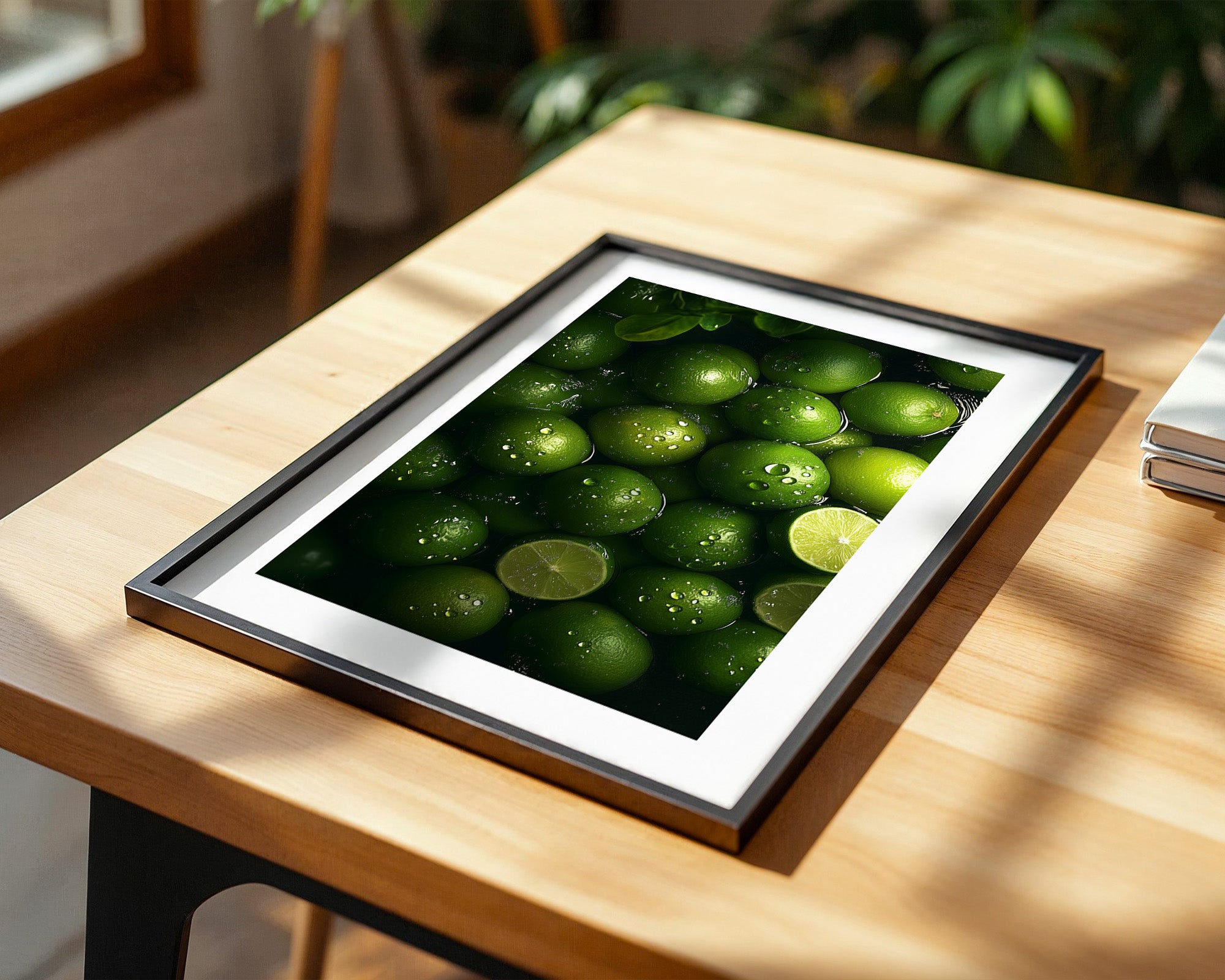 Limetten Nässe Glanz