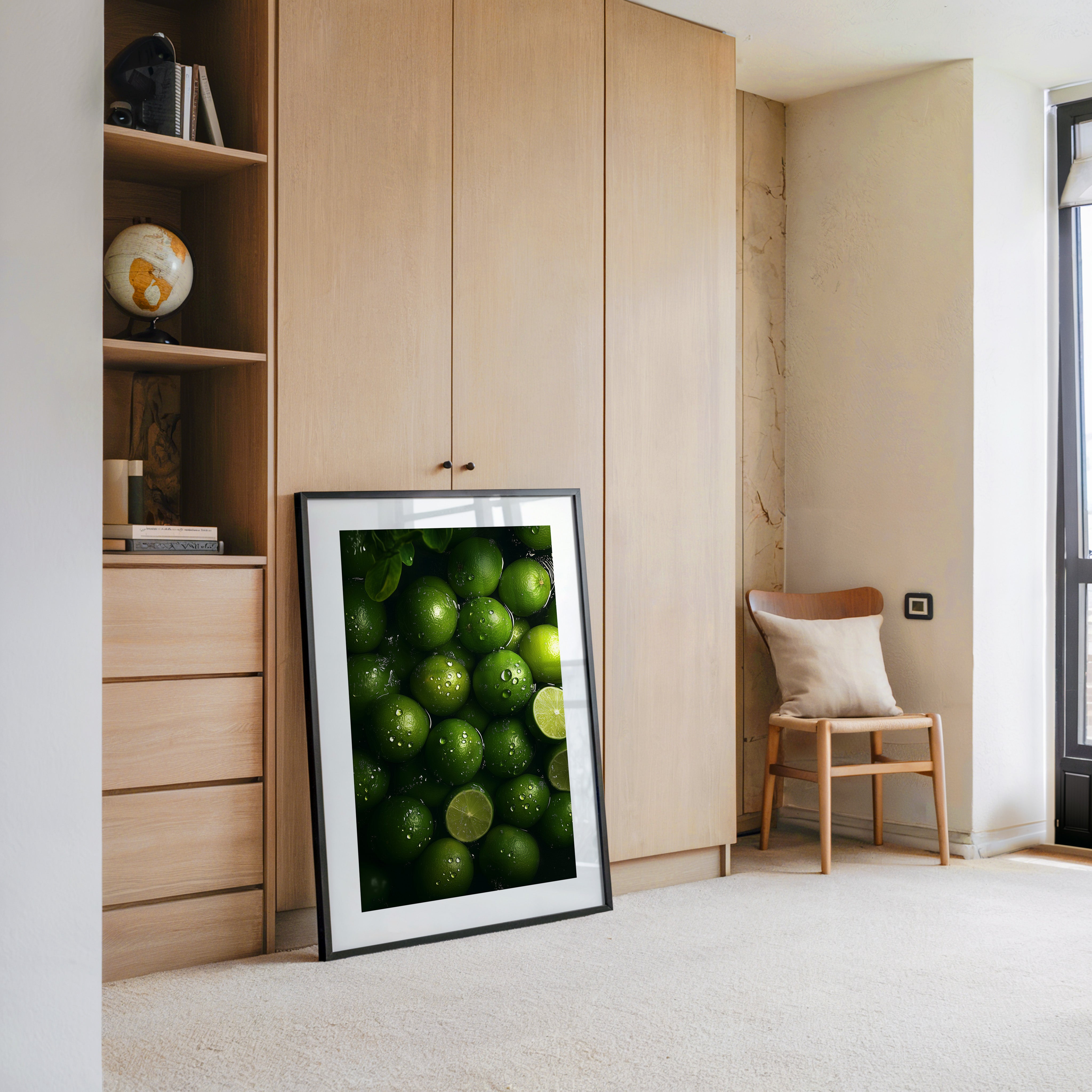 Limetten Nässe Glanz