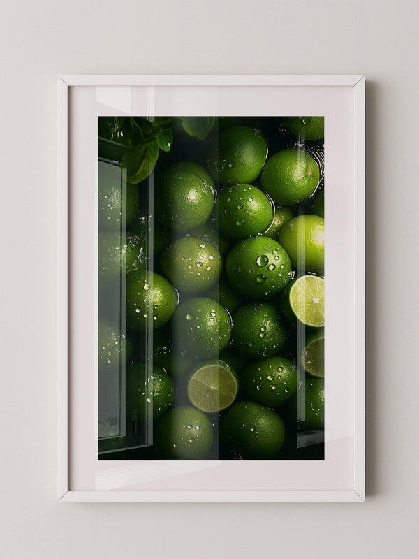 Limetten Nässe Glanz