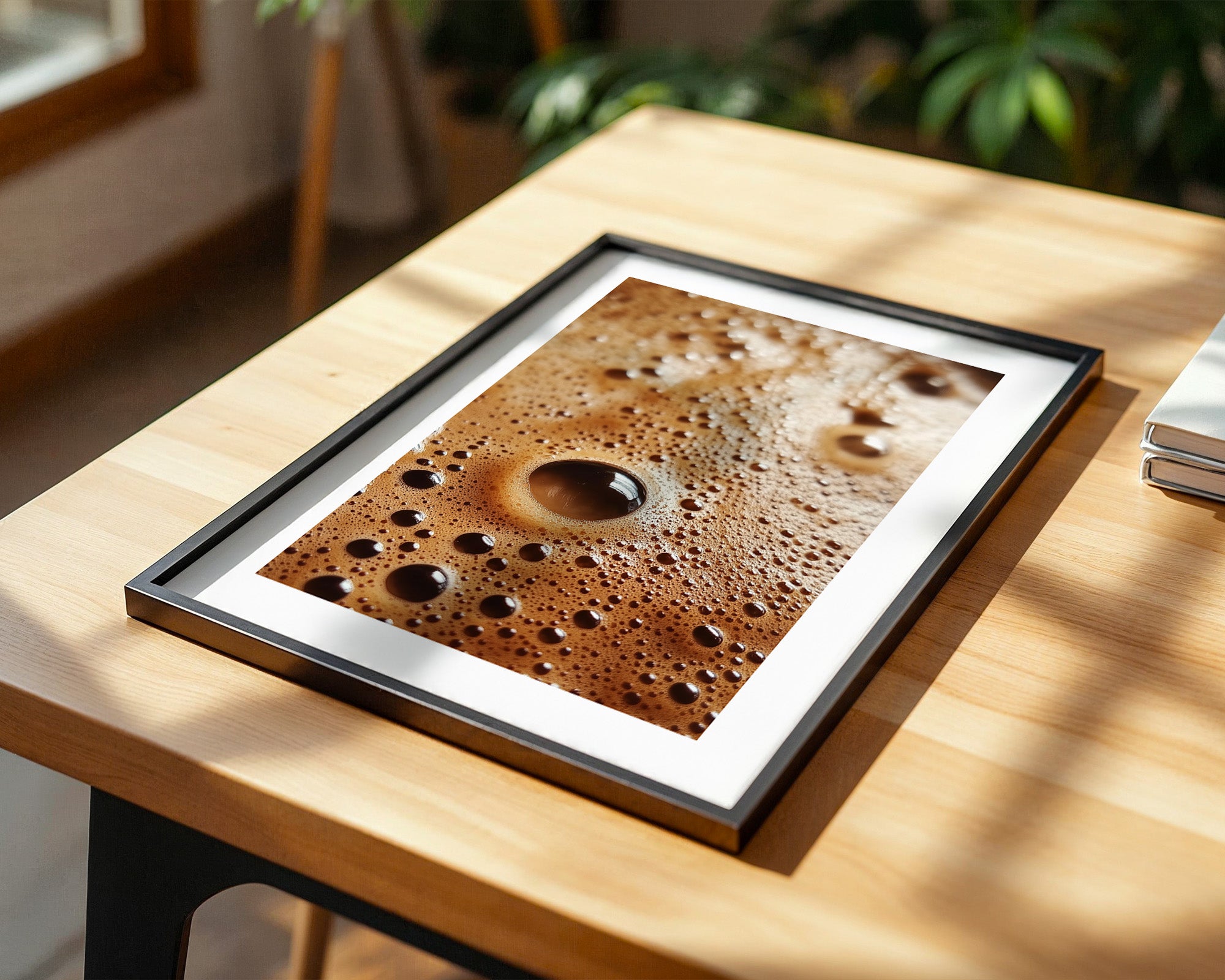 Kaffeebläschen Makroansicht