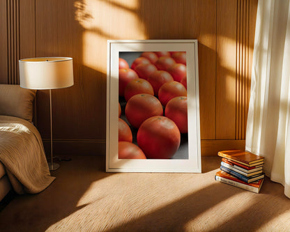 Grapefruits Nahaufnahme Farbspiel