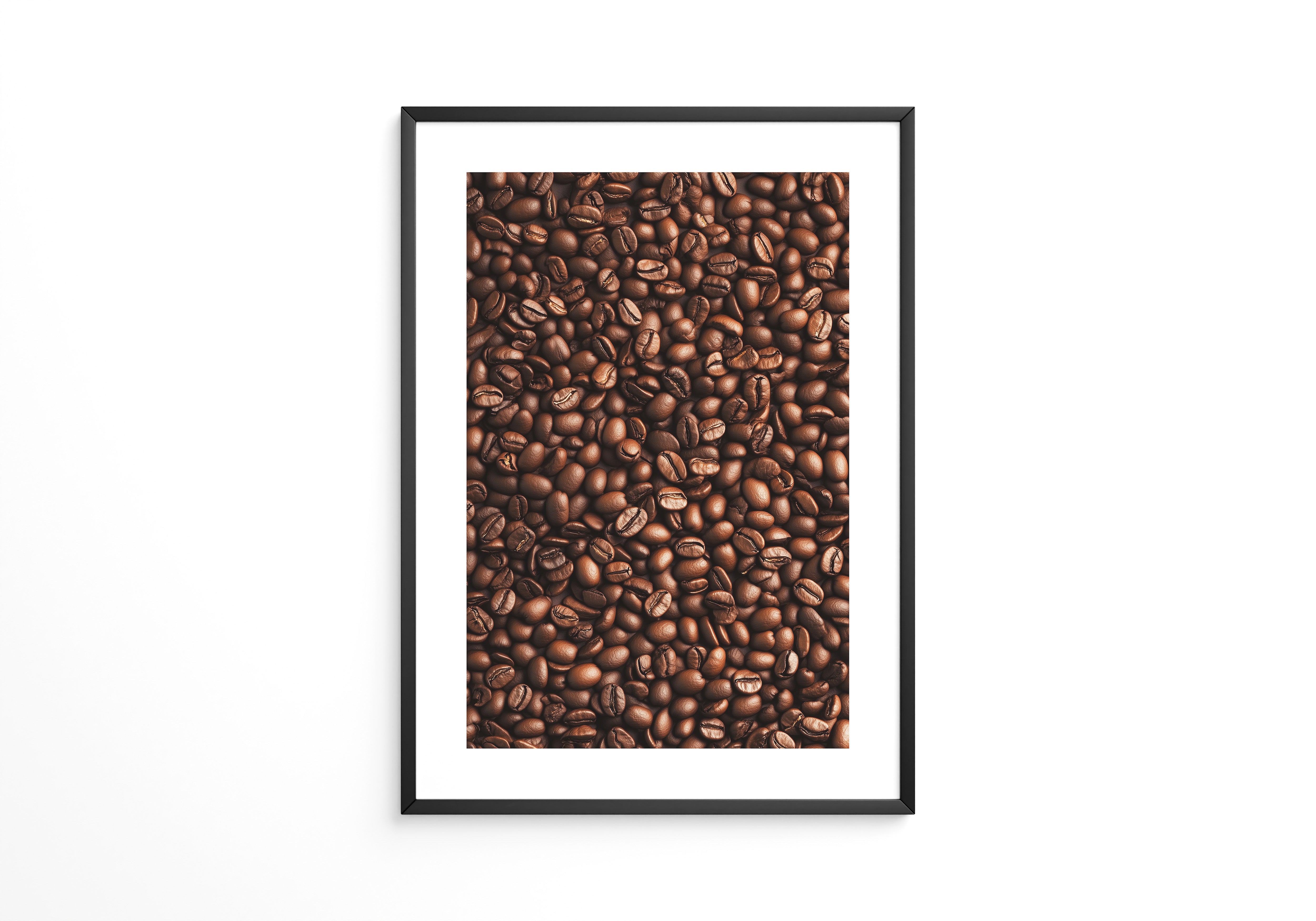 Kaffeebohnen Textur Braun