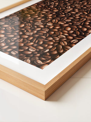 Kaffeebohnen Textur Braun