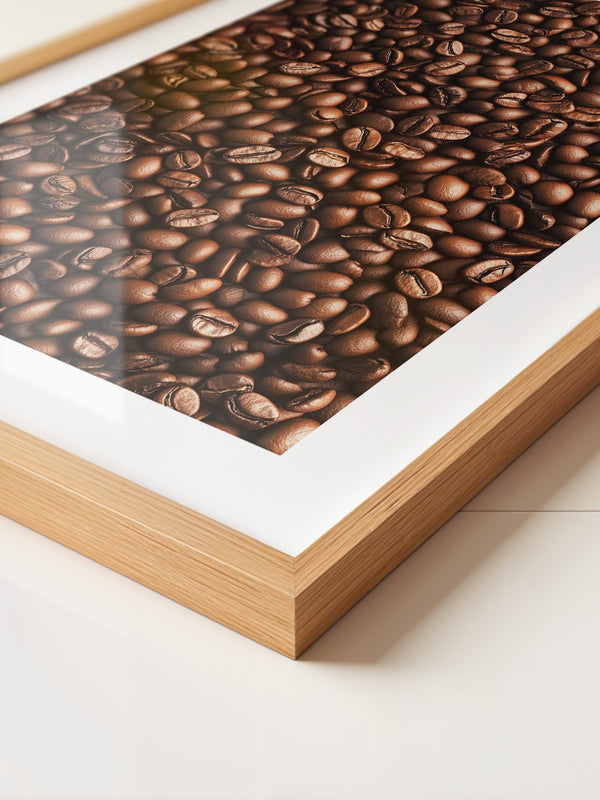 Kaffeebohnen Textur Braun