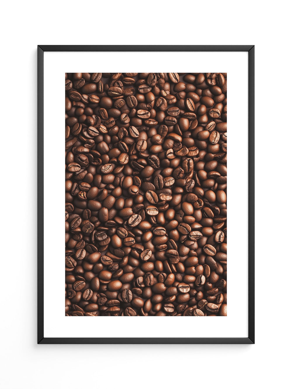 Kaffeebohnen Textur Braun
