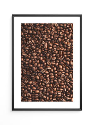 Kaffeebohnen Textur Braun