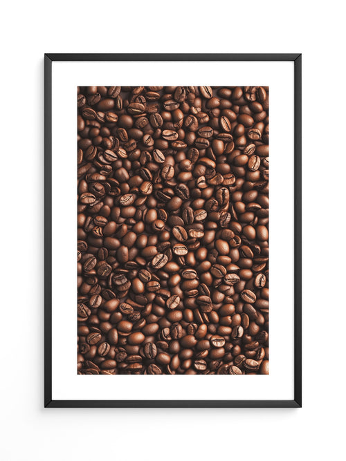Kaffeebohnen Textur Braun