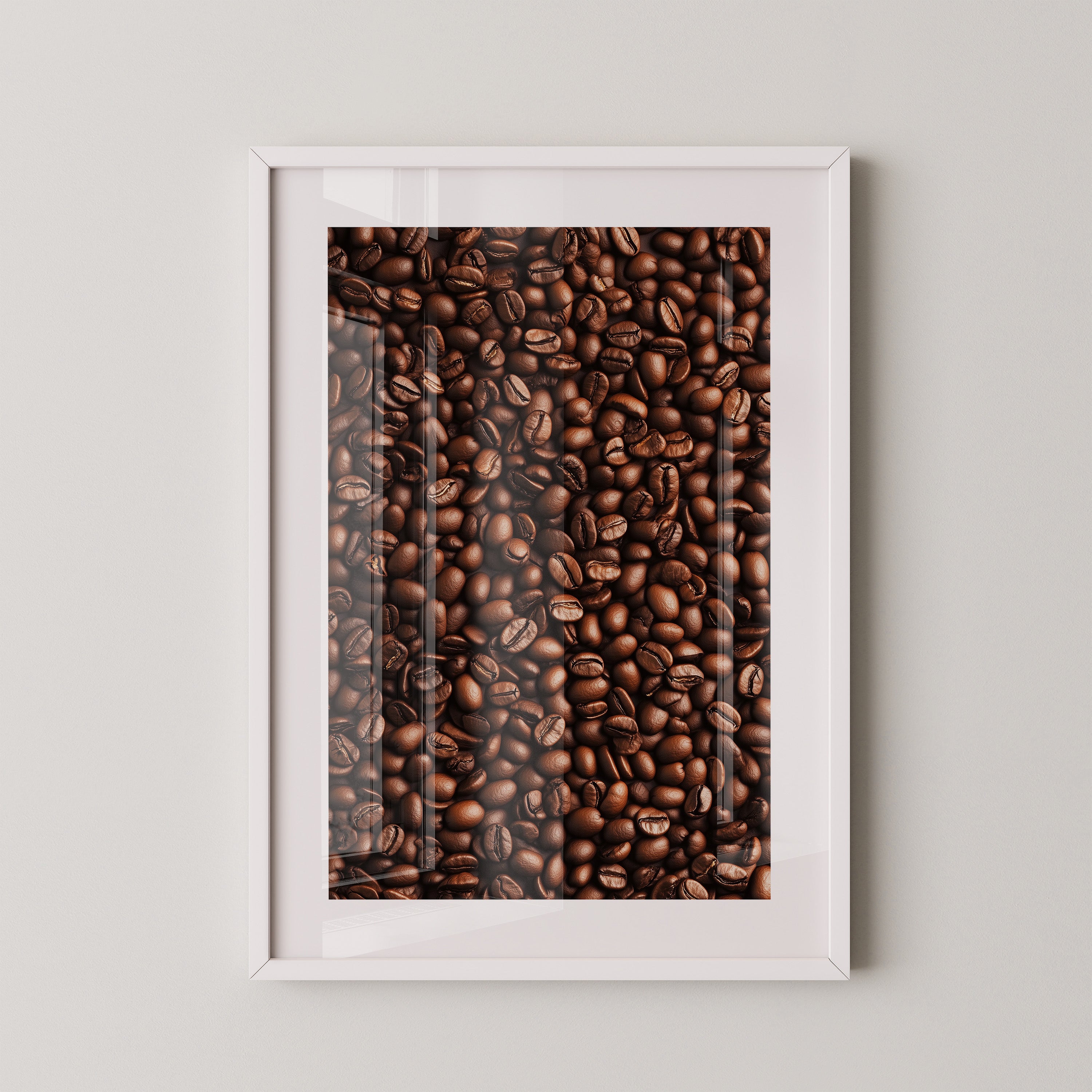 Kaffeebohnen Textur Braun