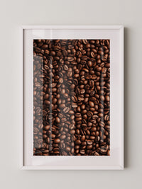 Kaffeebohnen Textur Braun
