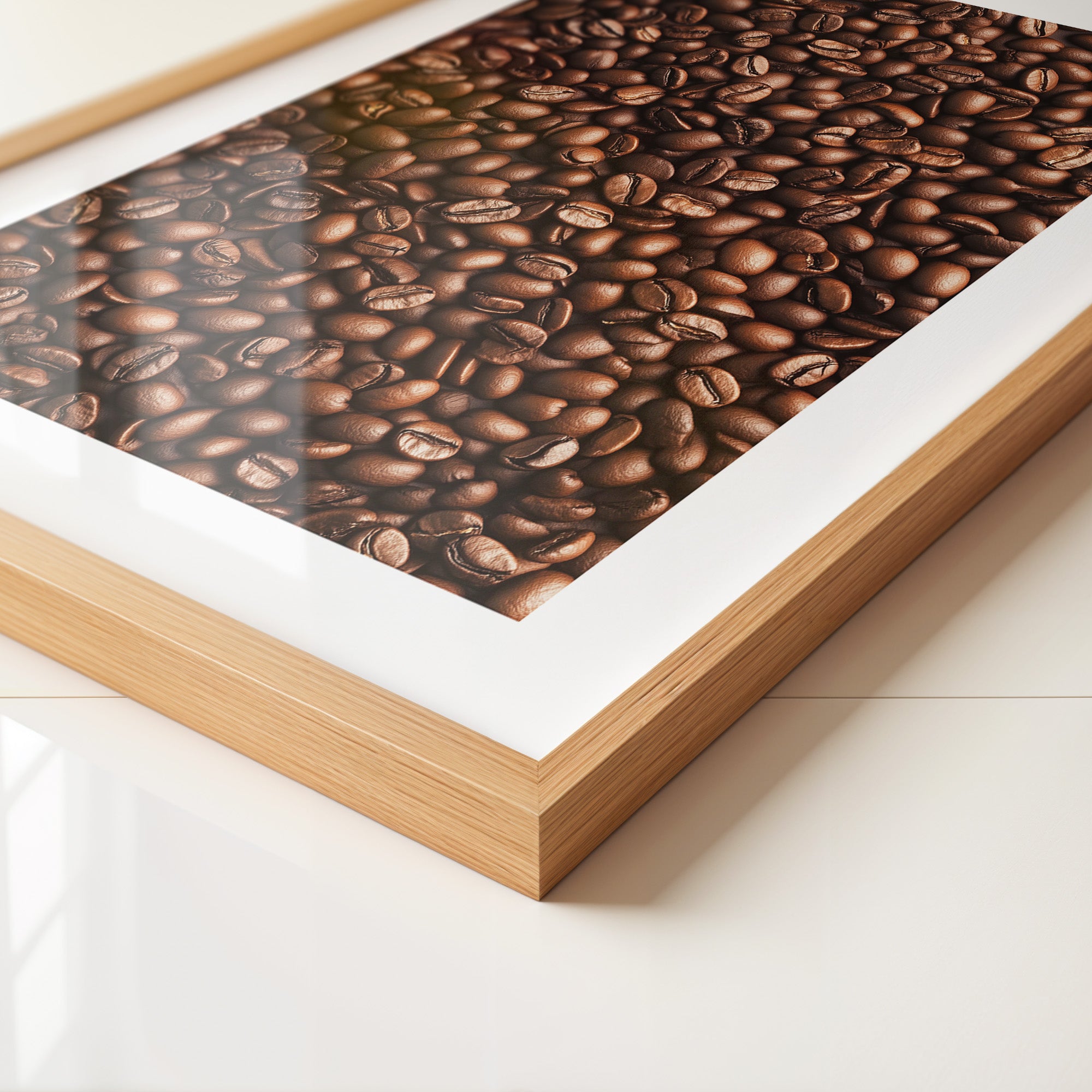 Kaffeebohnen Textur Braun