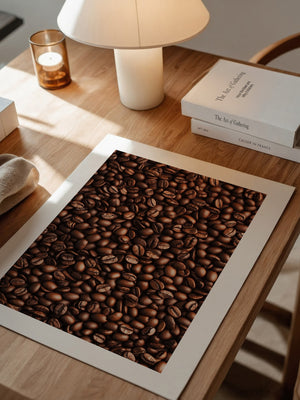 Kaffeebohnen Textur Braun