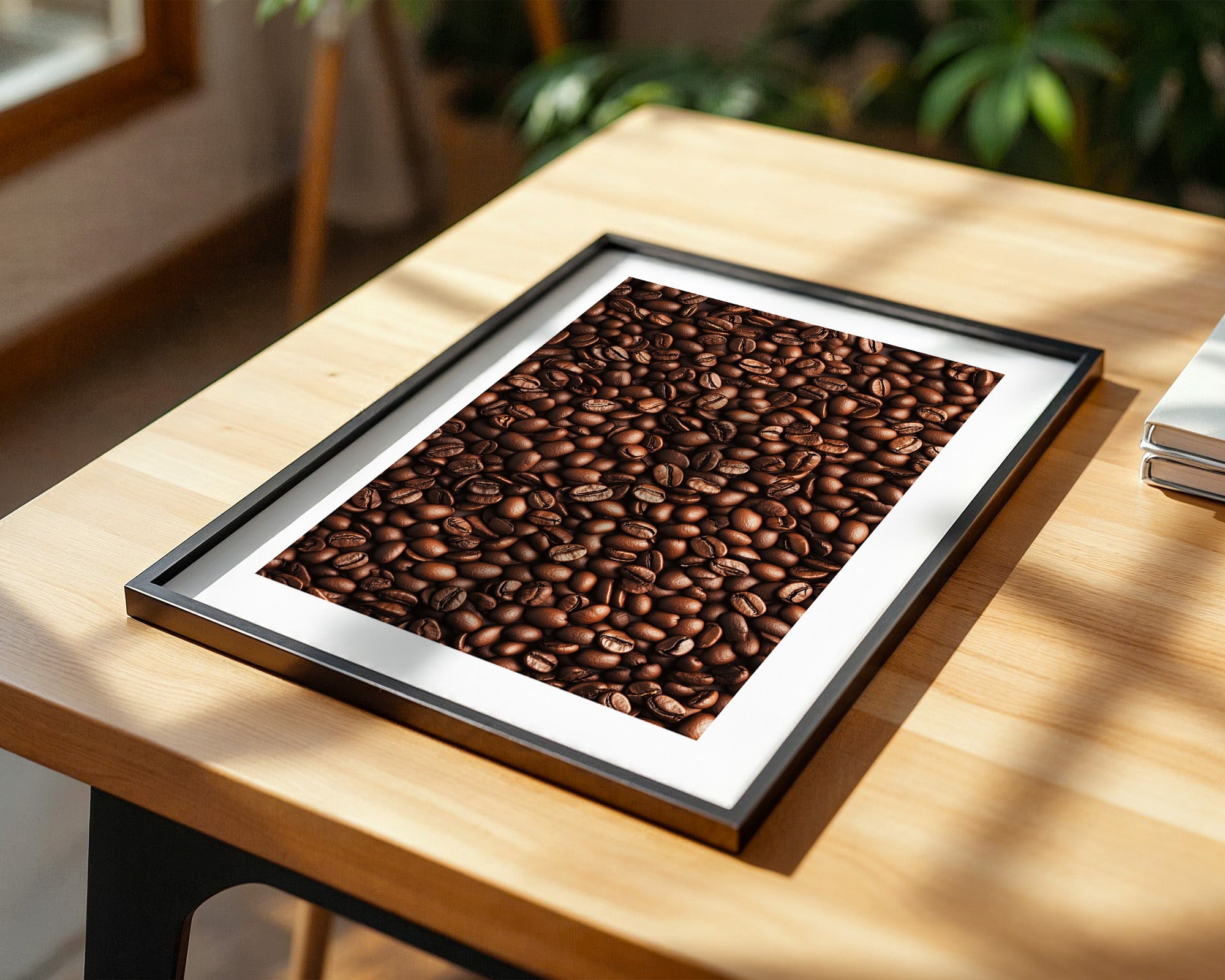 Kaffeebohnen Textur Braun