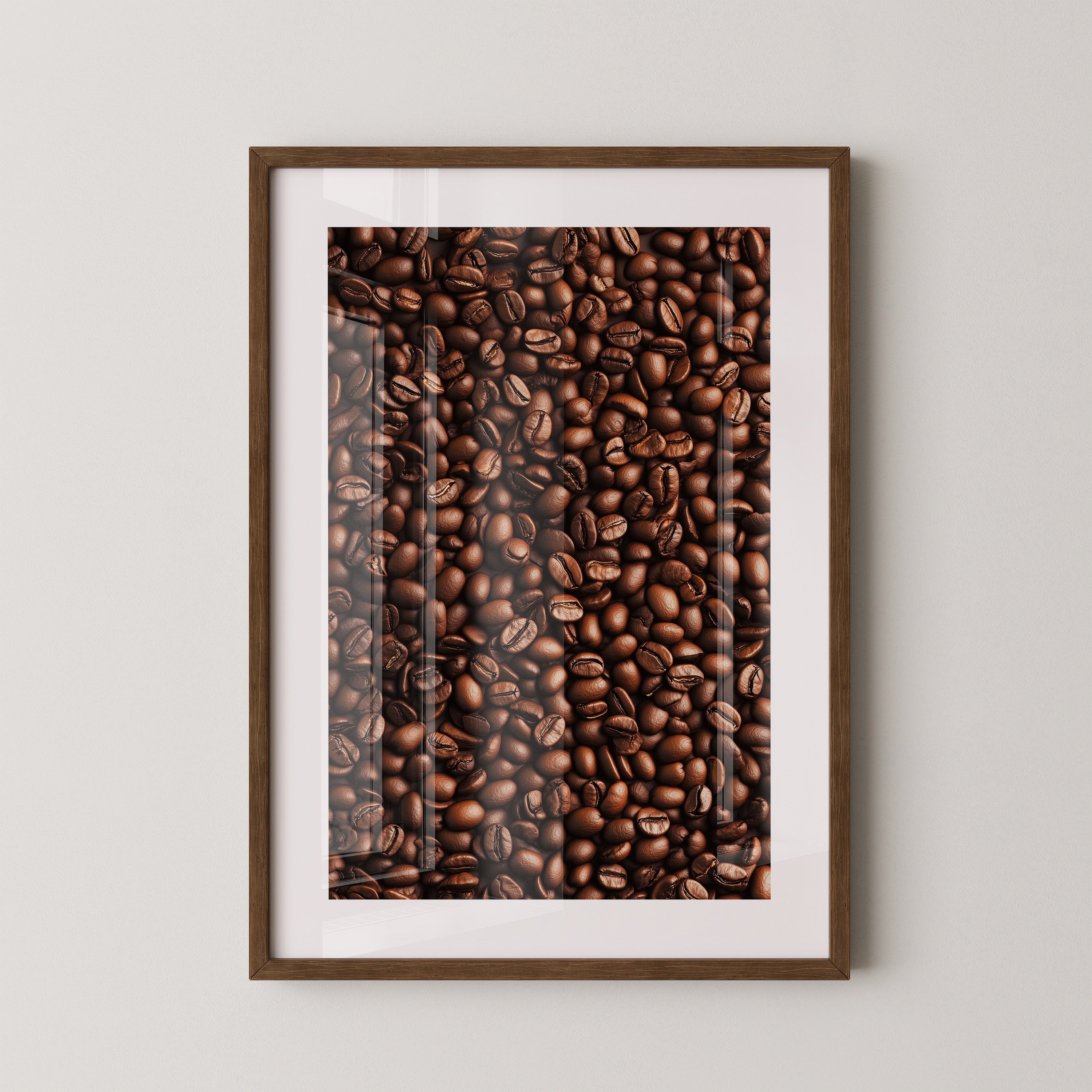 Kaffeebohnen Textur Braun