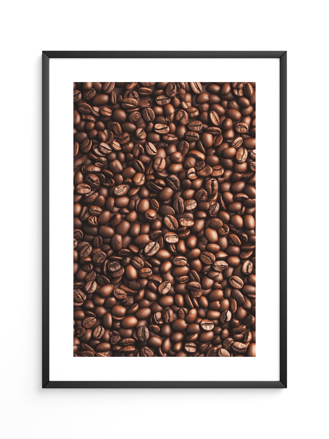Kaffeebohnen Textur Braun