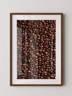 Kaffeebohnen Textur Braun