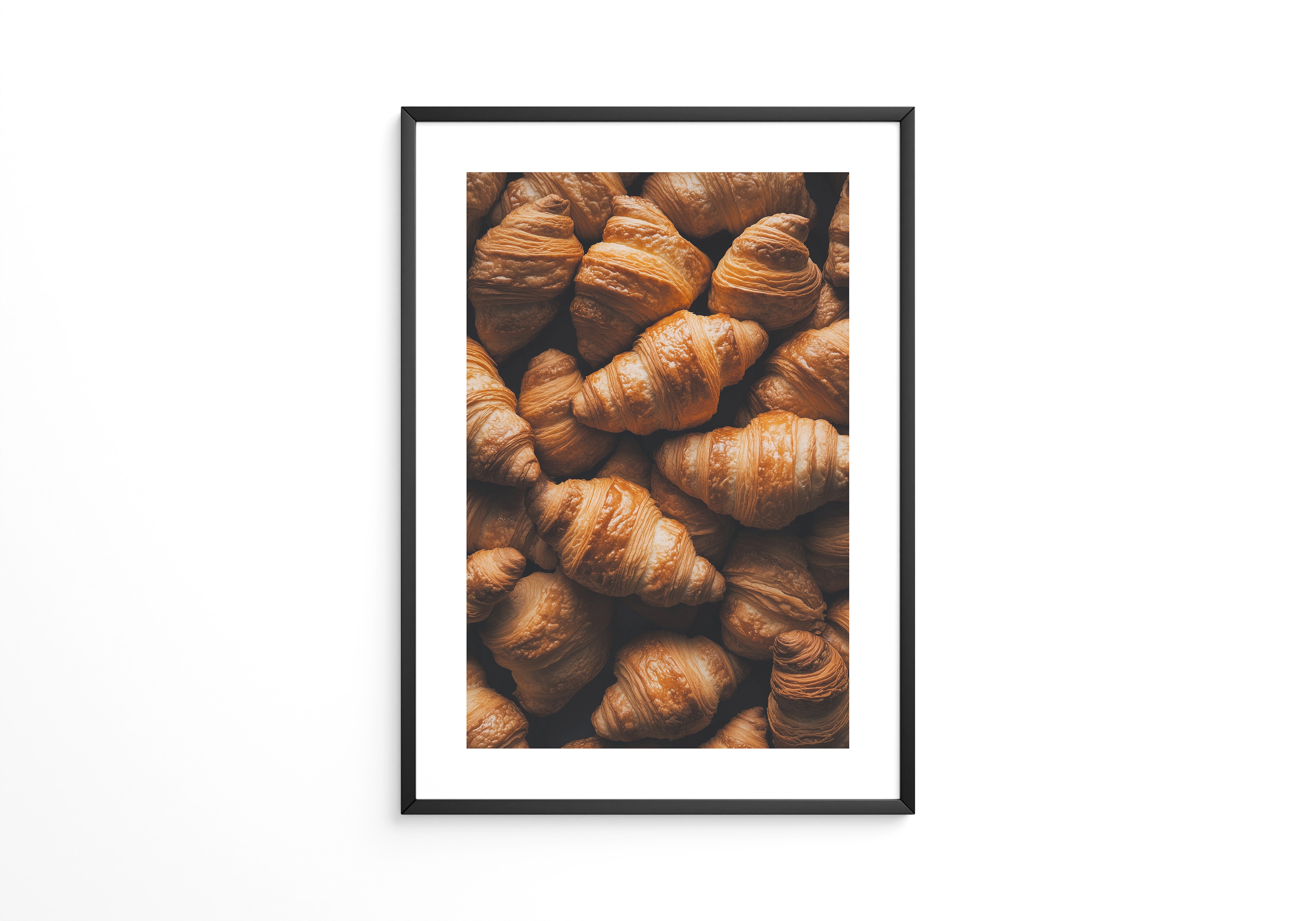 Croissants Nahaufnahme золотой