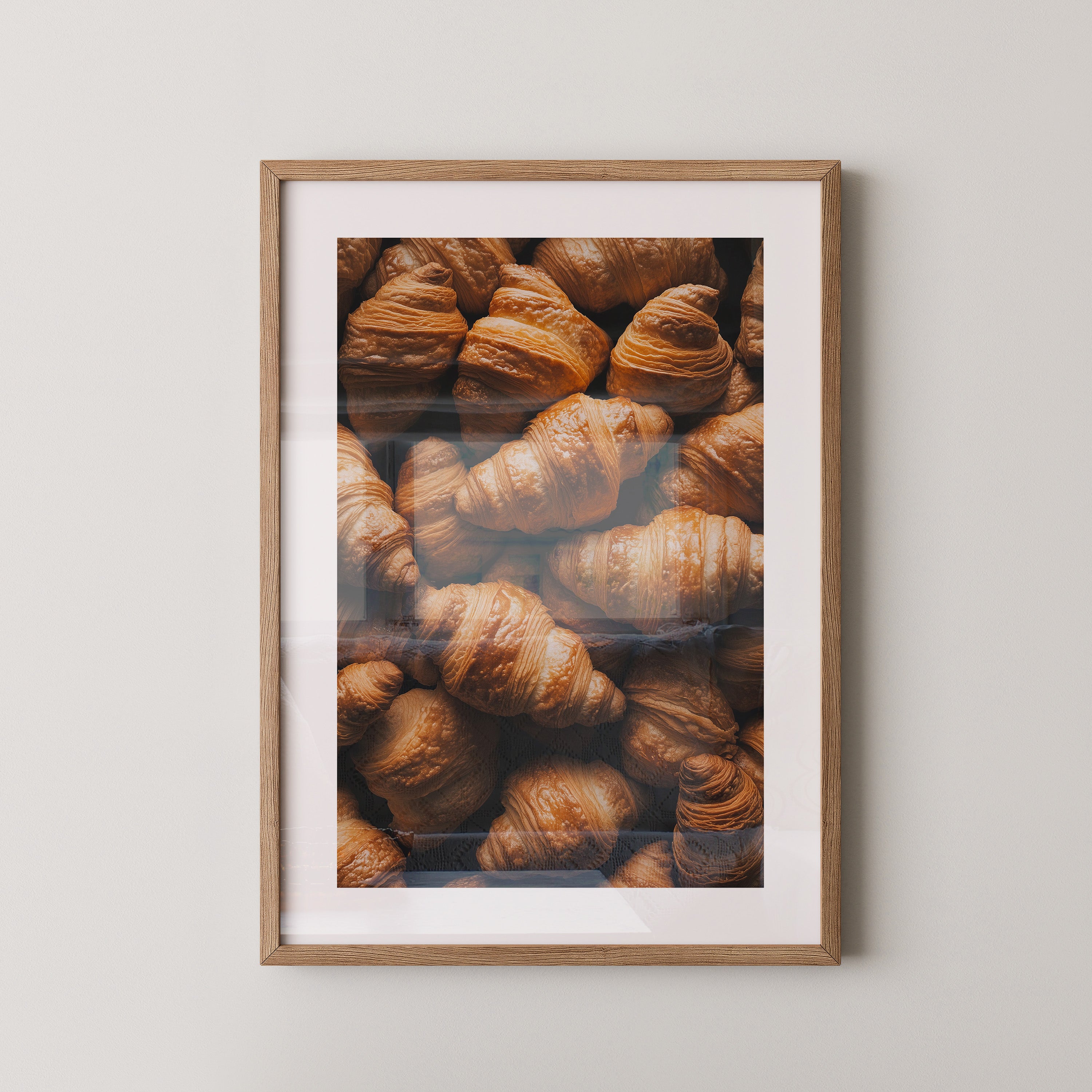 Croissants Nahaufnahme золотой