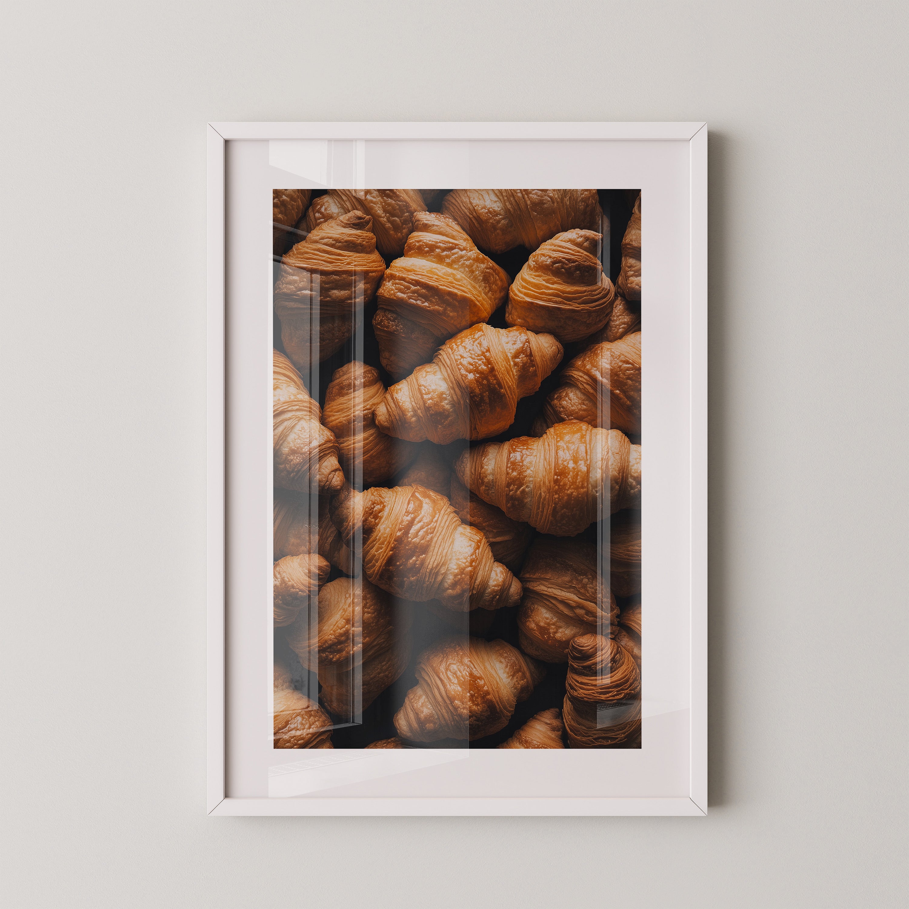 Croissants Nahaufnahme золотой