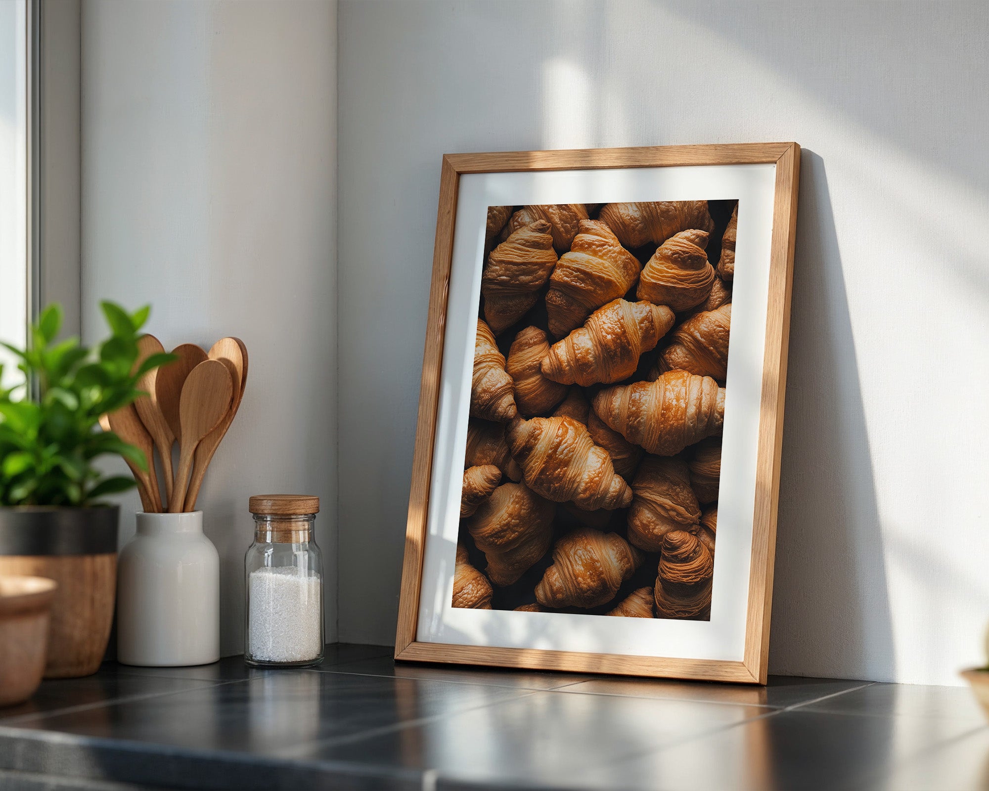 Croissants Nahaufnahme золотой