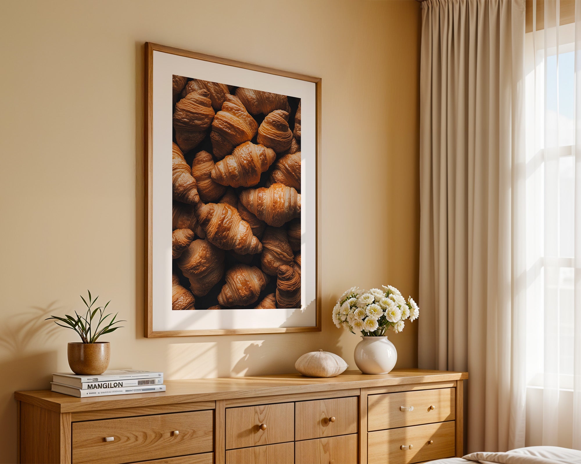 Croissants Nahaufnahme золотой