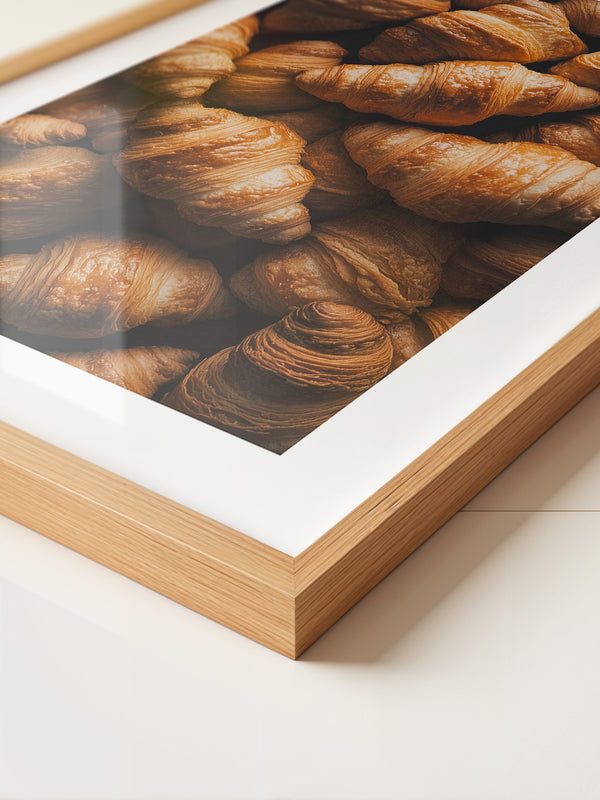Croissants Nahaufnahme золотой