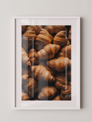 Croissants Nahaufnahme золотой
