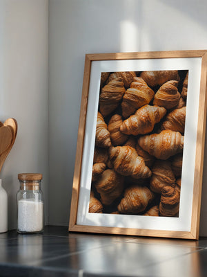 Croissants Nahaufnahme золотой