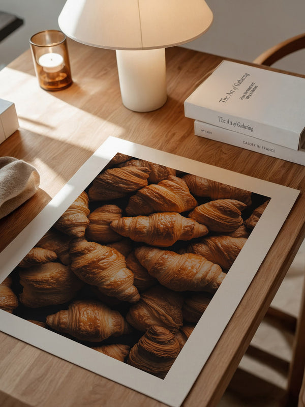 Croissants Nahaufnahme золотой