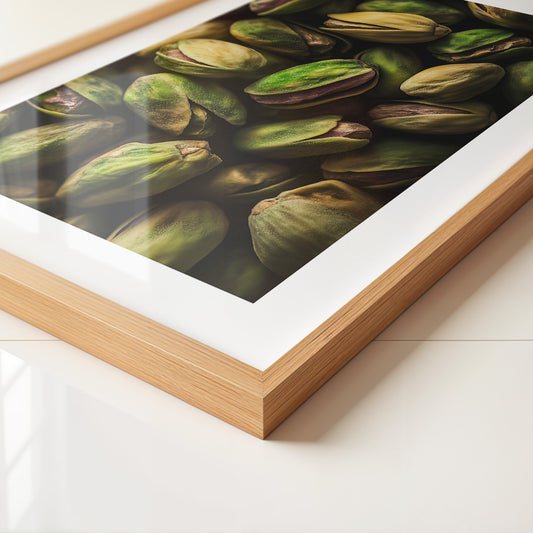 Pistazien Nahaufnahme Grün