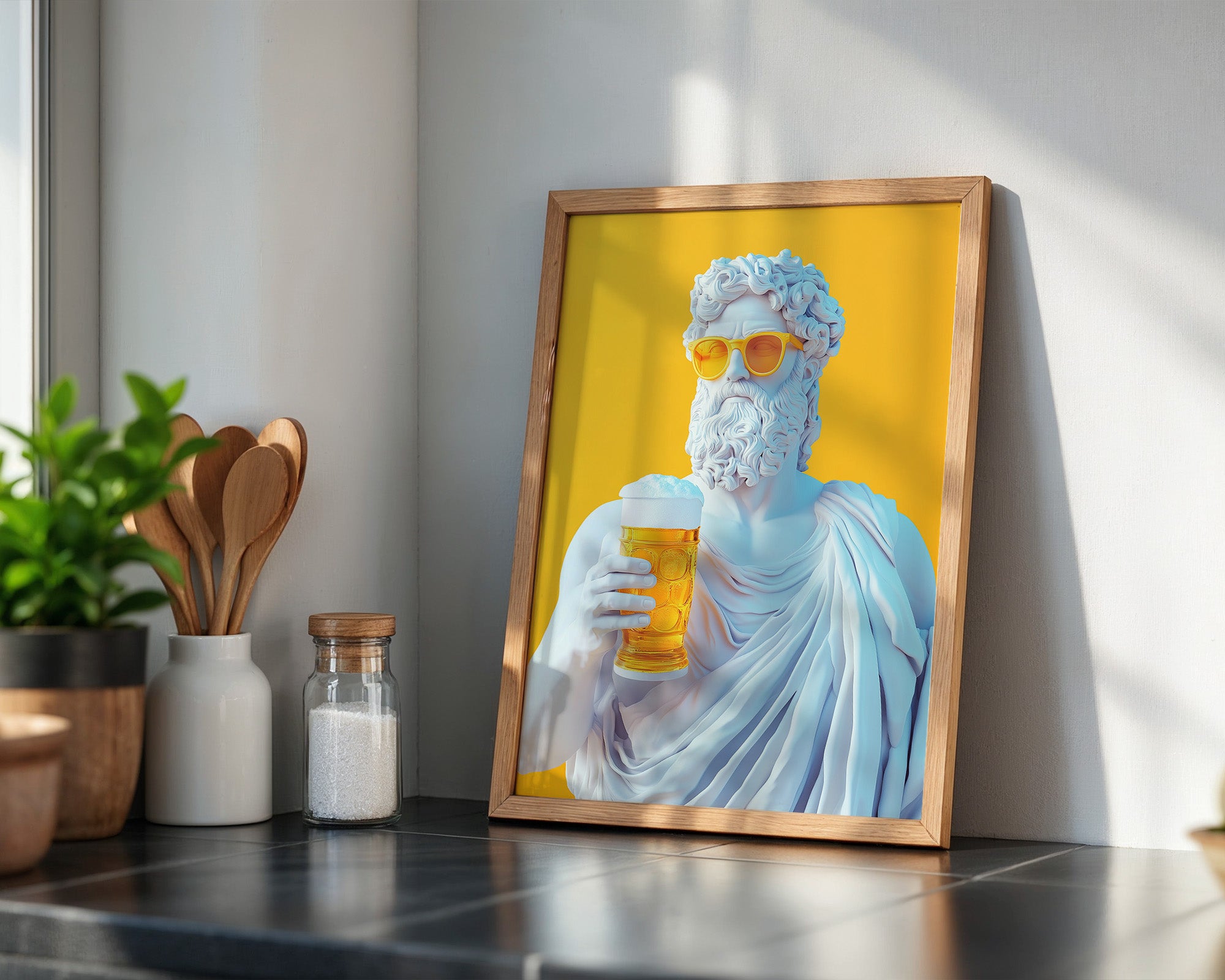 Götterstatue Bier Tropisch