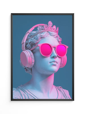 Büste Neon Style