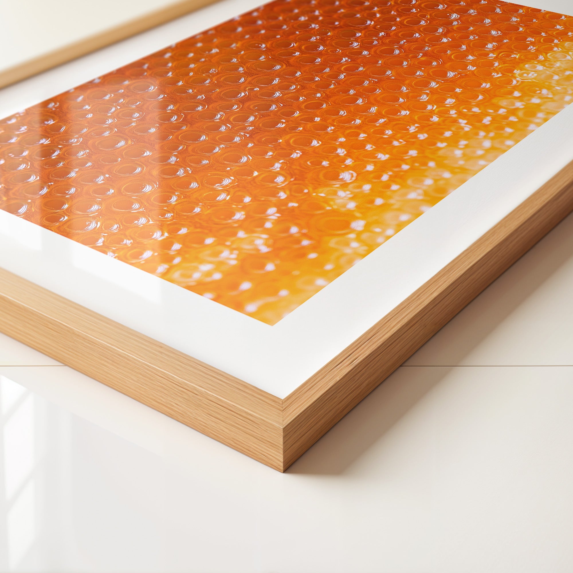 Oranger Kaviar Nahaufnahme