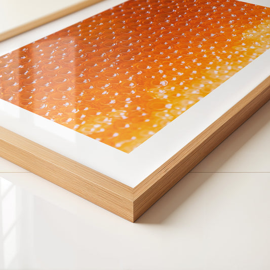 Oranger Kaviar Nahaufnahme