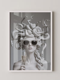 Medusa Skulptur Chic Sonnenbrille