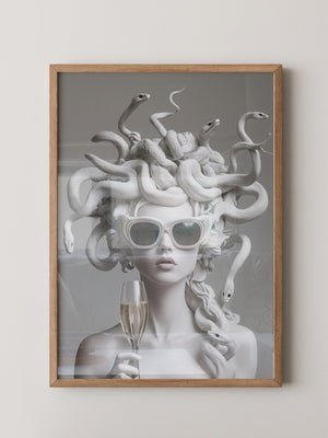 Medusa Skulptur Chic Sonnenbrille