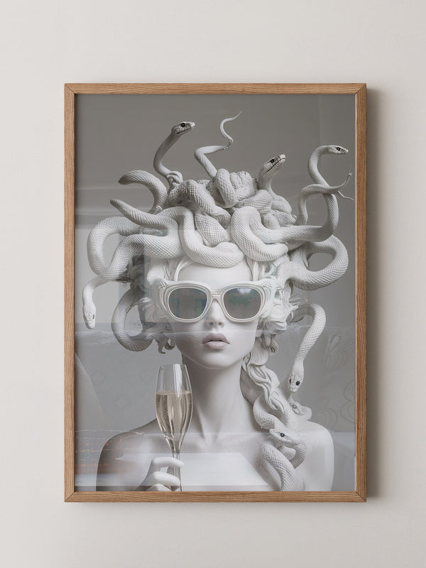 Medusa Skulptur Chic Sonnenbrille