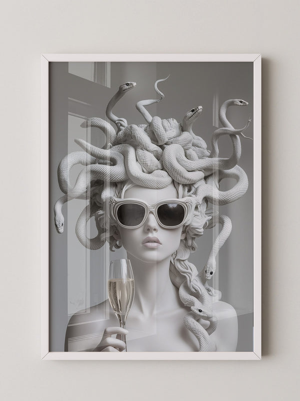Medusa Skulptur Chic Sonnenbrille