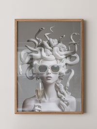 Medusa Skulptur Chic Sonnenbrille