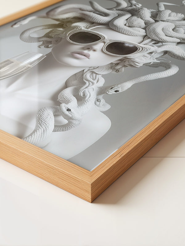 Medusa Skulptur Chic Sonnenbrille