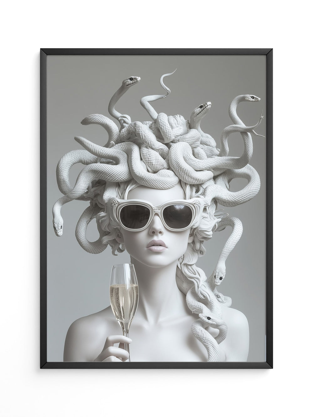 Medusa Skulptur Chic Sonnenbrille