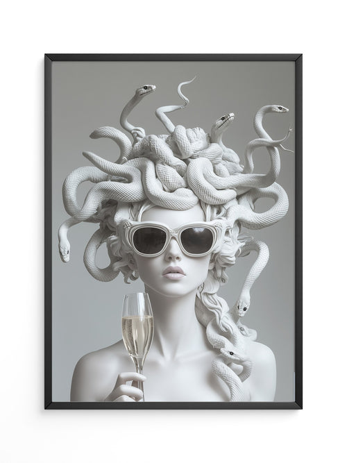 Medusa Skulptur Chic Sonnenbrille