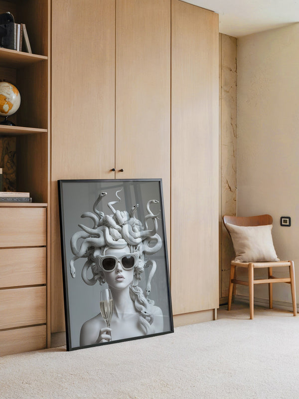 Medusa Skulptur Chic Sonnenbrille