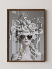 Medusa Skulptur Chic Sonnenbrille
