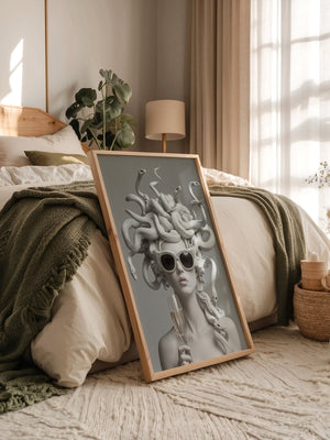 Medusa Skulptur Chic Sonnenbrille