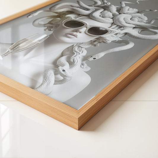 Medusa Skulptur Chic Sonnenbrille